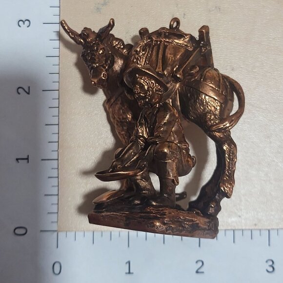 Hallmark Keepsake Ornament 1999 Prospector The Old West Collectors Series Copper - Picture 9 of 11